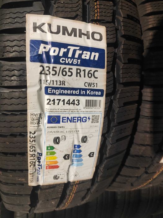 4бр.Зимни гуми 235/65/16C KUMHO