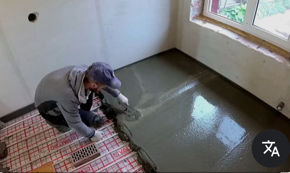 Стяжка полов и демонтаж