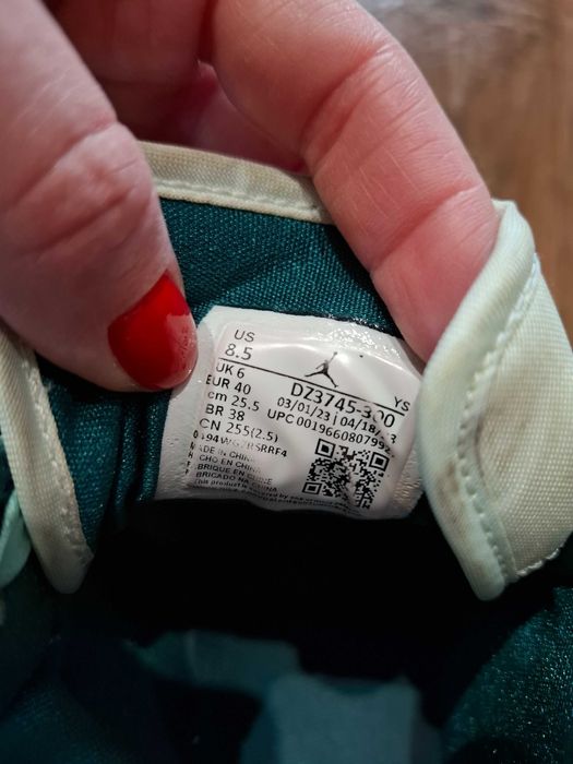 Nike
Сникърси Air Jordan 1 Mid Se, цвят тюркоаз/светло зелен/мента