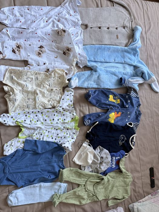 Детские вещи 0-6 мес