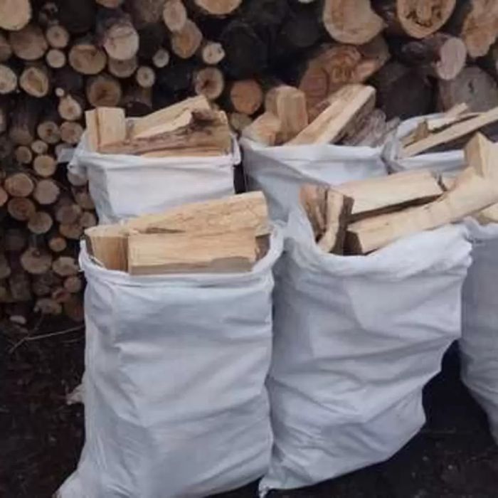 Дрова в мешках сухие