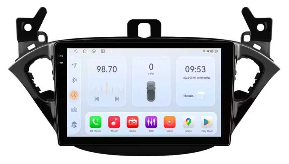 Мултимедия 9″ Android 14 за OPEL CORSA E (14-19г) CARPLAY навигация