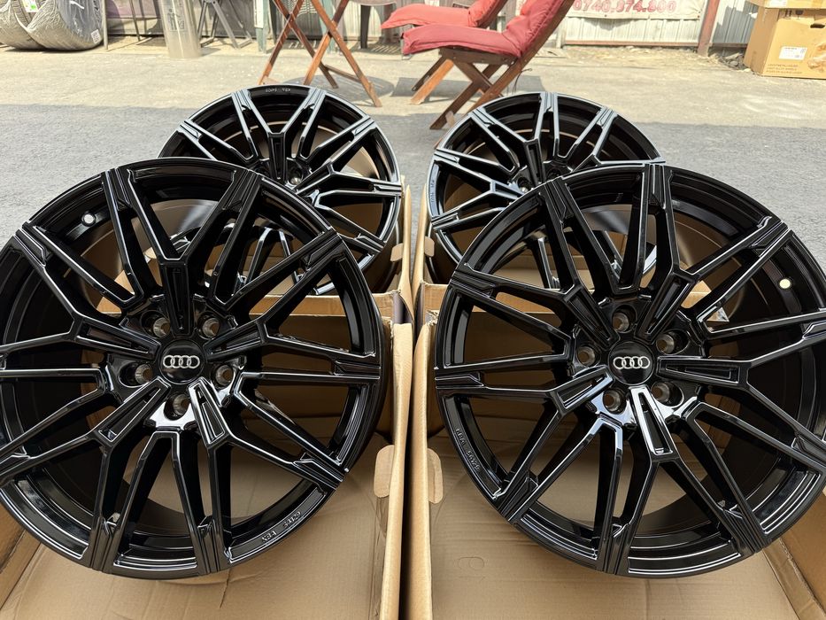 Jante aliaj noi AUDI RS BLACK - A5 A6 Q3 Q5 - 5x112 R19