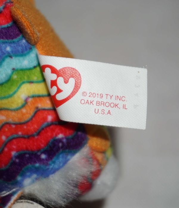 Лот от 4 Плюшени Играчки Beanie Boo's Yips Bloomy Stripes and Kale