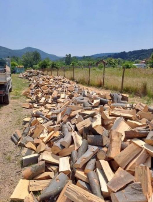 Дърва за огрев на кубик от дъб и бук Безплатен транспорт