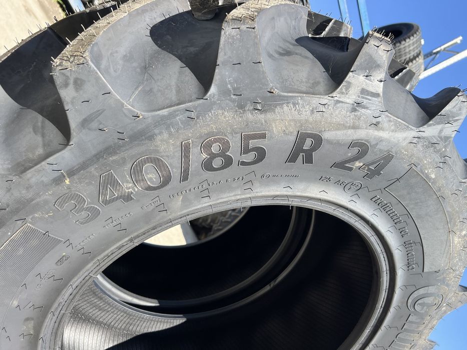 Anvelopa 340/85 R24 CONTINENTAL 125A8/122B (13.6R24) TL  Cauciucuri tractor, Fiat, Case, Fendt, John Deere, New Holland, Massey Ferguson, UTB   Cauciu