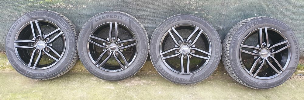 205 55 R16 iarna cu jante aliaj AUTEC Germany impecabile, 7jx16, ET40
