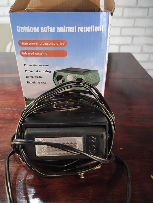 Нов външен солар за прогонване на животни в градината