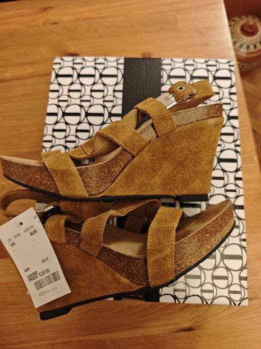 Сандали- естествен велур, Sholl