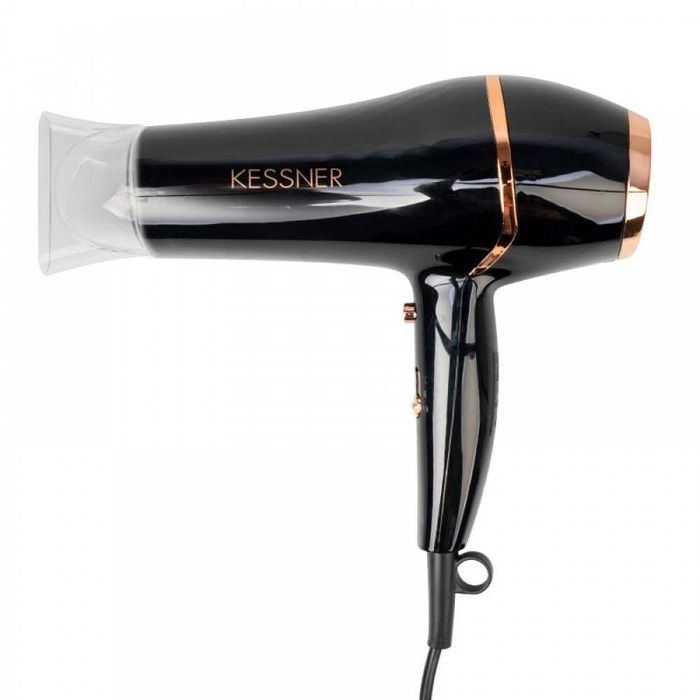 Професионален сешоар Kessner 2100W - черен/бял