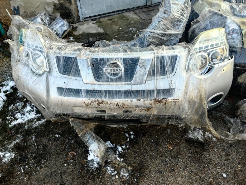 Ноускат бампер фары Nissan Xtrail