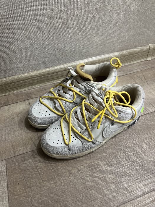 кроссовки nike dunk off white 39 размер