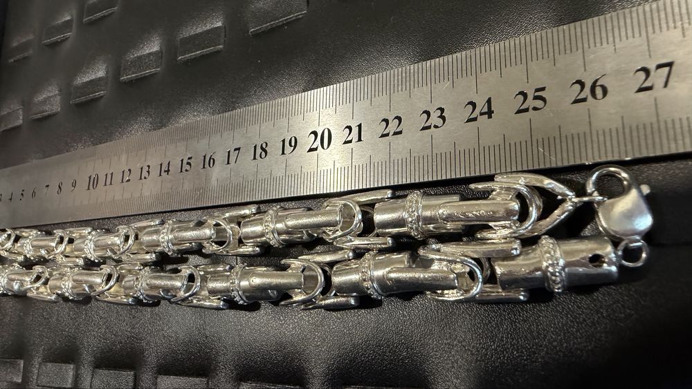 Сребърен ланец с проба 925 125.67гр