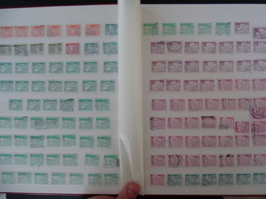 Germania DDR - Clasor cu timbre stampilate uzuale (Lot 336)