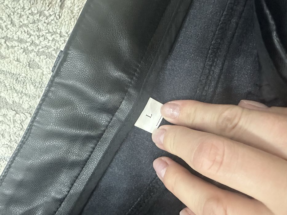 Женские брюки эко кожа