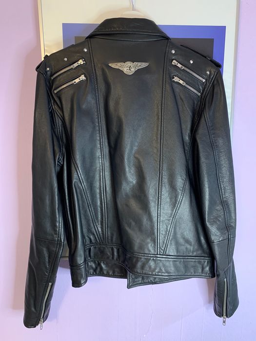 Diesel Leather Biker Jacket Кожено Яке