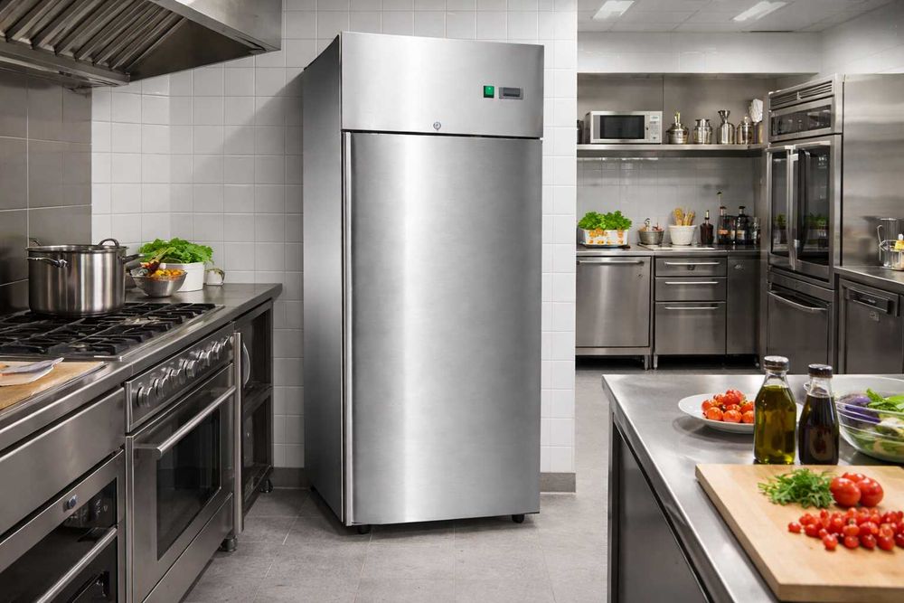 Професионални хладилници и фризери от неръждаема стомана – чисто нови, висок клас оборудване