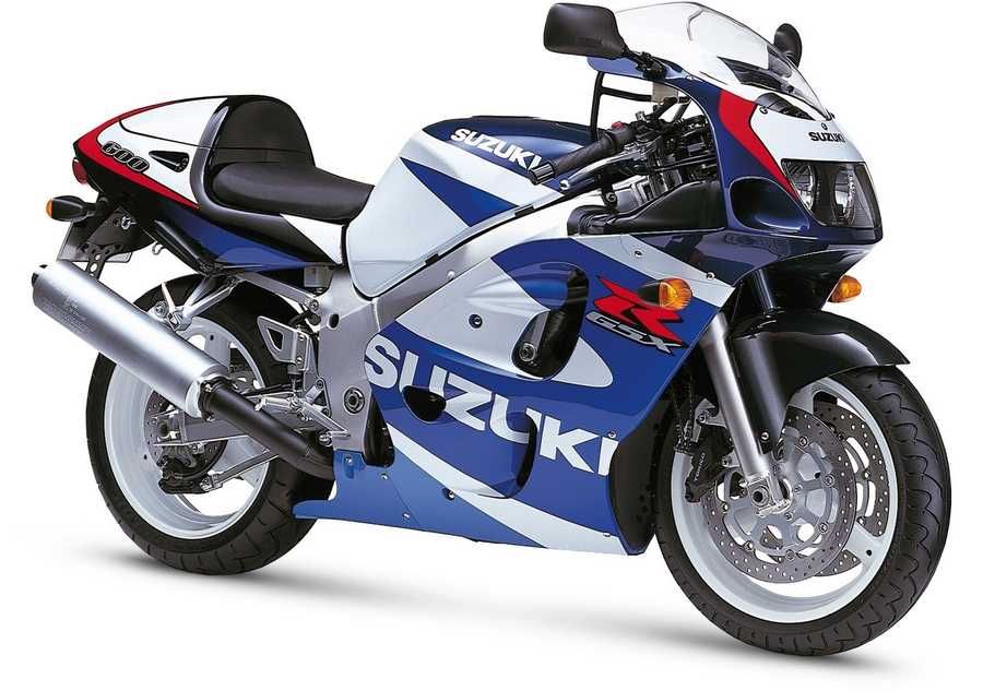 Стикери Сузуки GSXR 600 Srad 1999г.-2000г. лепенки Suzuki срад графики