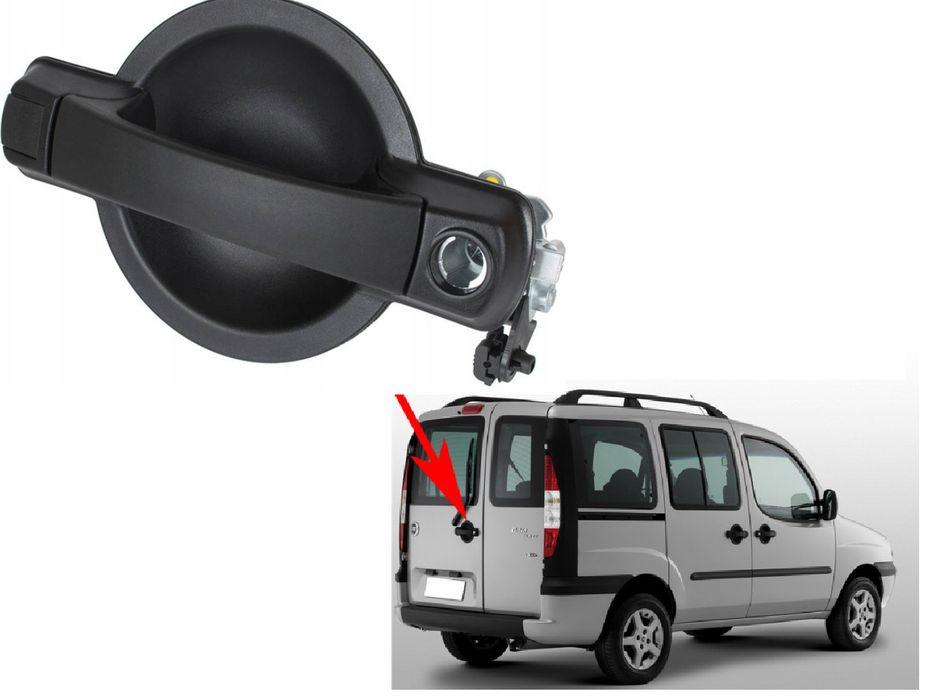 Външна Дръжка За Отваряне На Багажник Fiat, Doblo Мк1, Две Врати