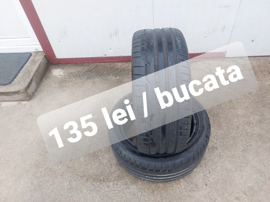 135 lei bucata! Doua anvelope de vara 225 45 r17 Dunlop