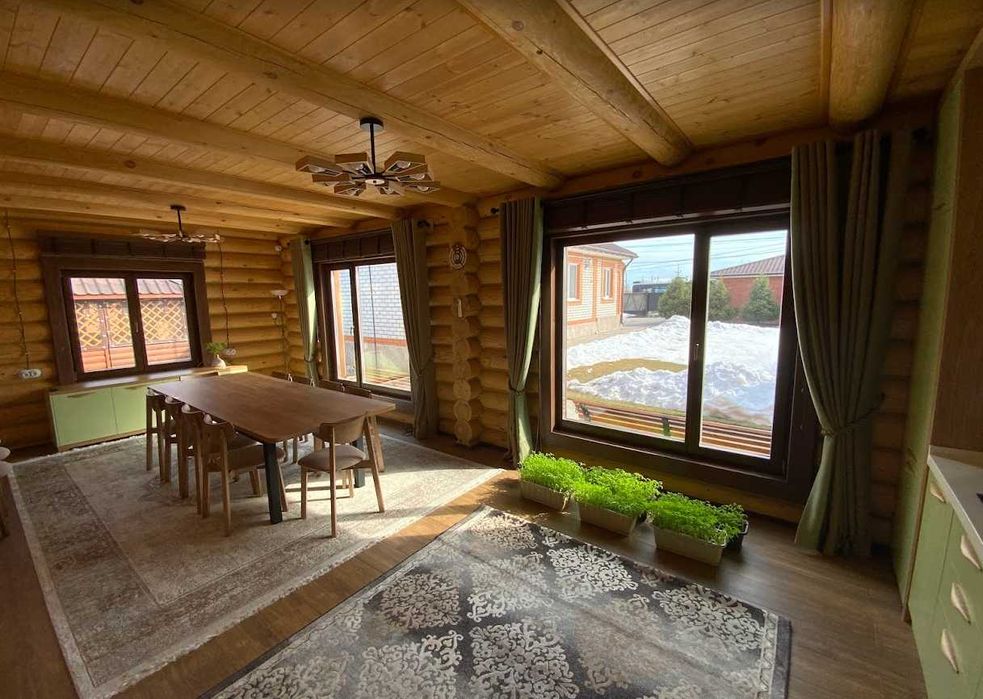 Строительство современной бани из бревна