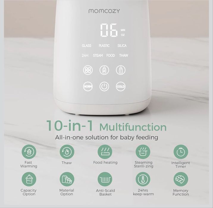 Momcozy 10-в-1 подогреватель бутылочек