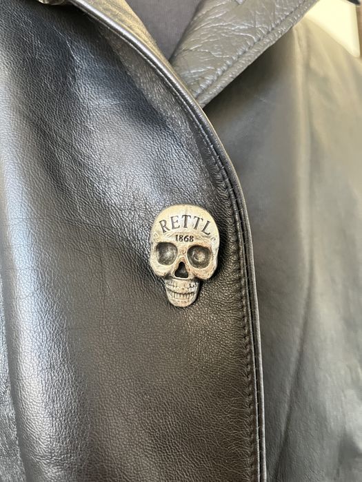 Jacheta piele , stil frac , model deosebit