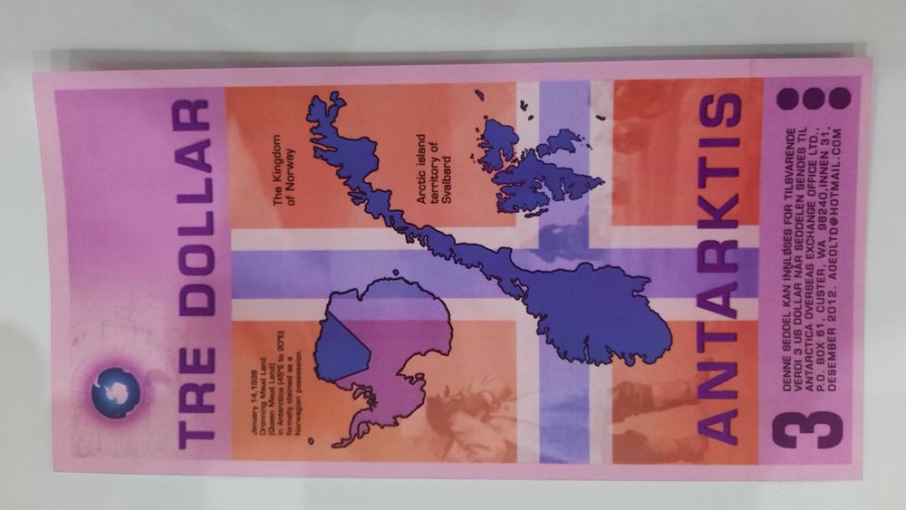 ЛОТ UNC Банкноти - Антарктида