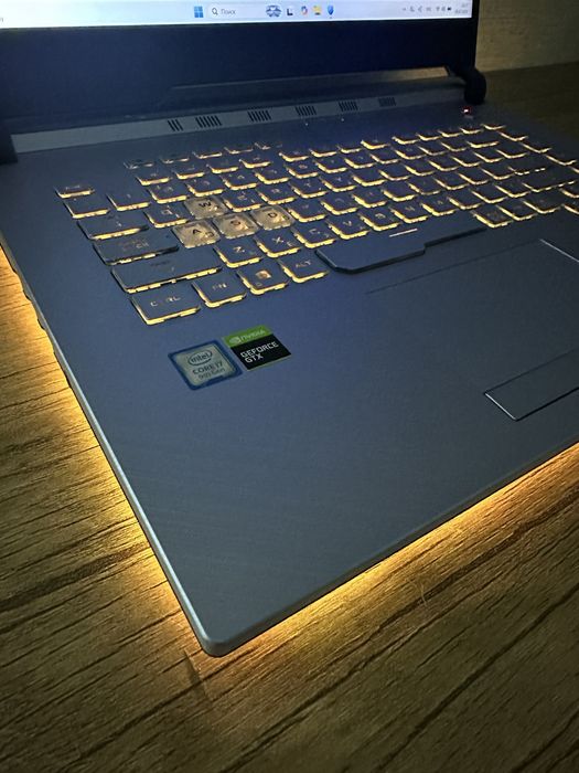 мощный 12-ядерный i7 ноутбук ASUS Rog STRIX G531, GTX 6GB для игр и iT