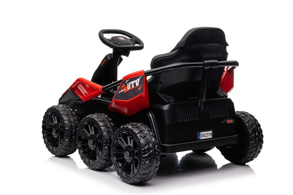 UTV electric pentru 2 copii Kinderauto BJSX2319 4X 45W 24V #RED