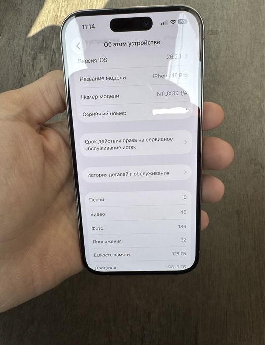 iPhone 15 pro ideal holatda