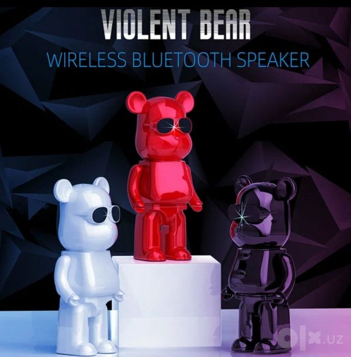 ‼️Беспроводная Bluetooth колонка Медведь в очках B1 speaker.як