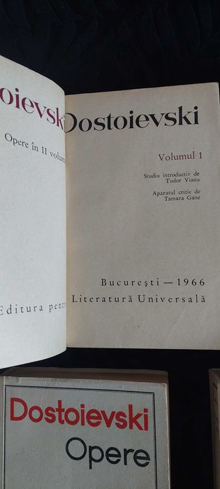 DOSTOIEVSKI - Opere complete ( 11 volume ) Stare Foarte Buna !!