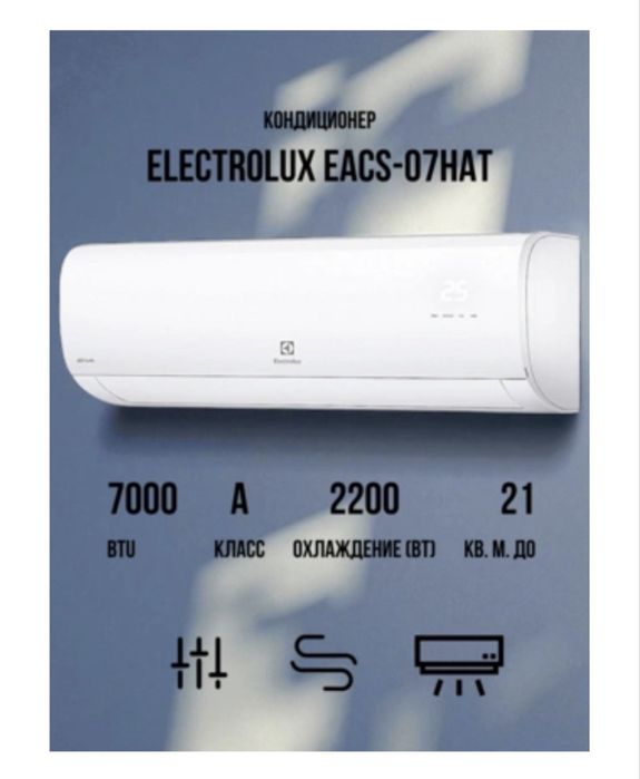 Продам кондиционер 21 кв Electrolux