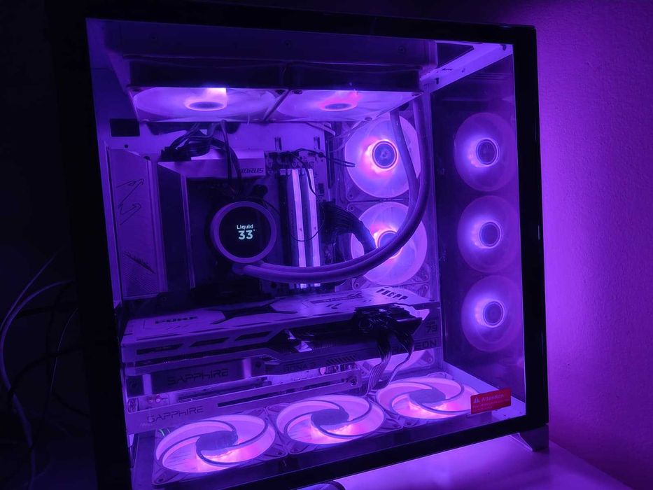 PC GAMING LIAN LI FULL WHITE ~ Ryzen 7 ~ RX 7900XT ~ Racire lichid NZXT KRAKEN ~ 32GB RAM DDR5 6000 ~ Aorus B650 ELITE ICE ~ Bijuterie de unitate