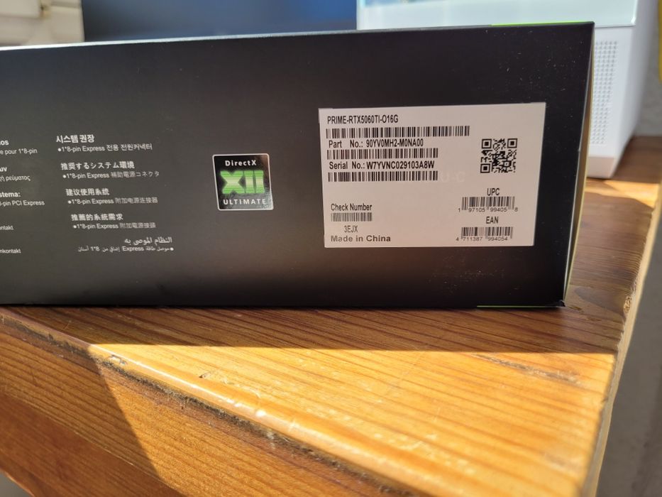 Placa viseo Asus PRIME, GeForce RTX 5060 Ti 16 Gb
