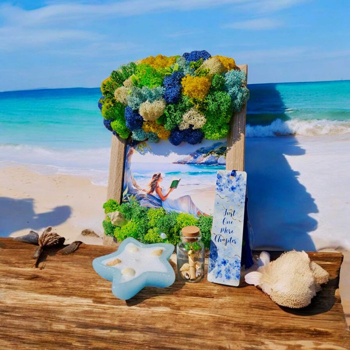 Подаръци за дипломиране, скандинавски мъх, дървени пликове