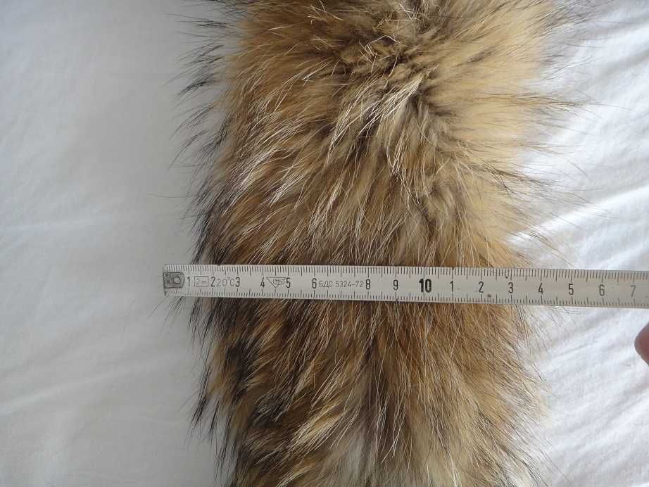 Яка от естествен косъм лисица