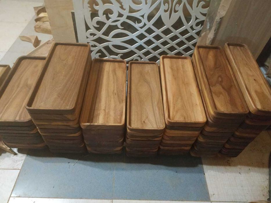 Деревянная посуда из дерева, карагач