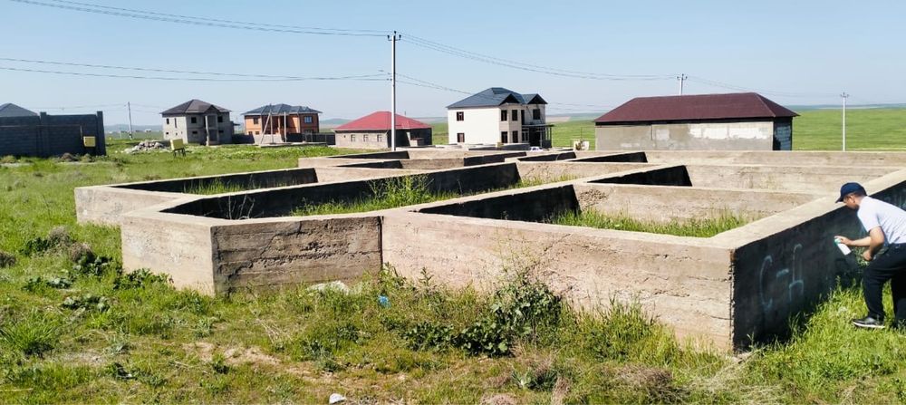 Продоетса участок с фундаинтом