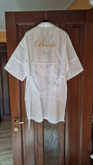 Halat cu cordon Bride, alb, marimea M