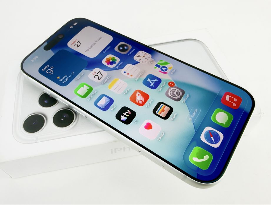 Apple iPhone 17 Pro Max 256GB Silver 100% Battery! Гаранция!