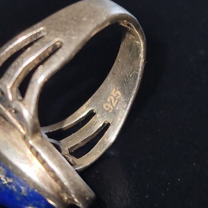 Inel argint 925 cu azurit natural