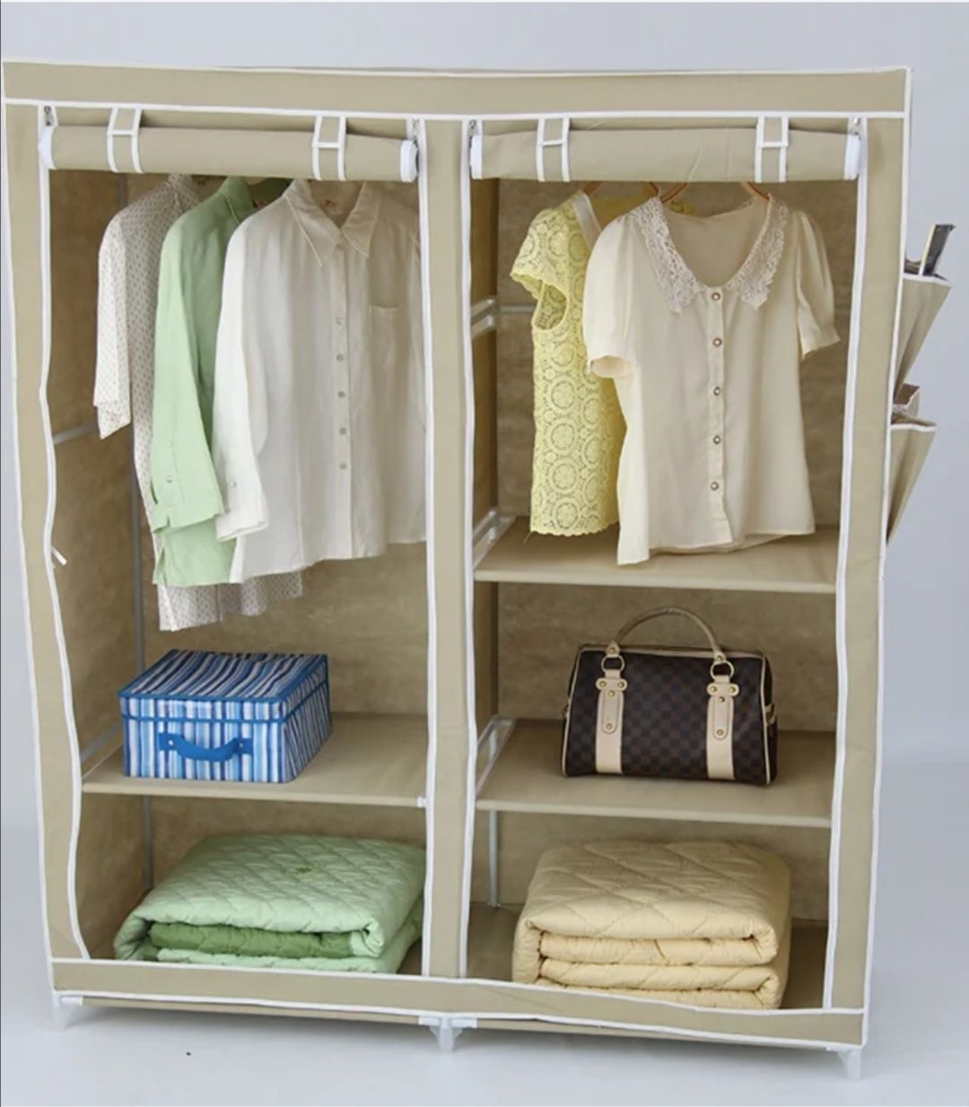Текстильный шкаф для одежды