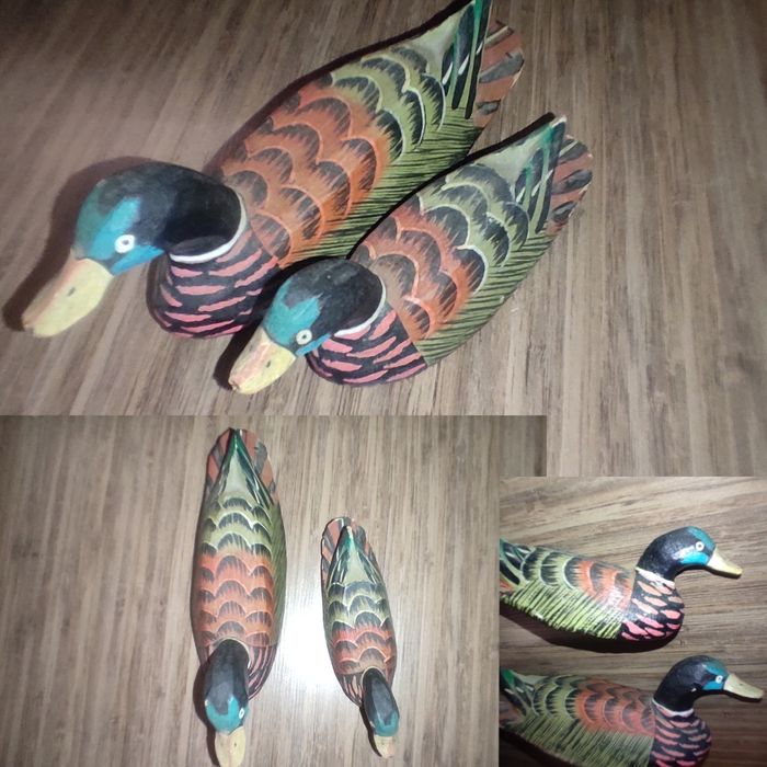 Деревянные декоративные утки (самовывозом)