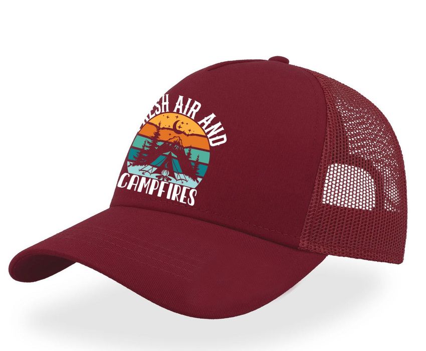 Шапка с козирка с щампа