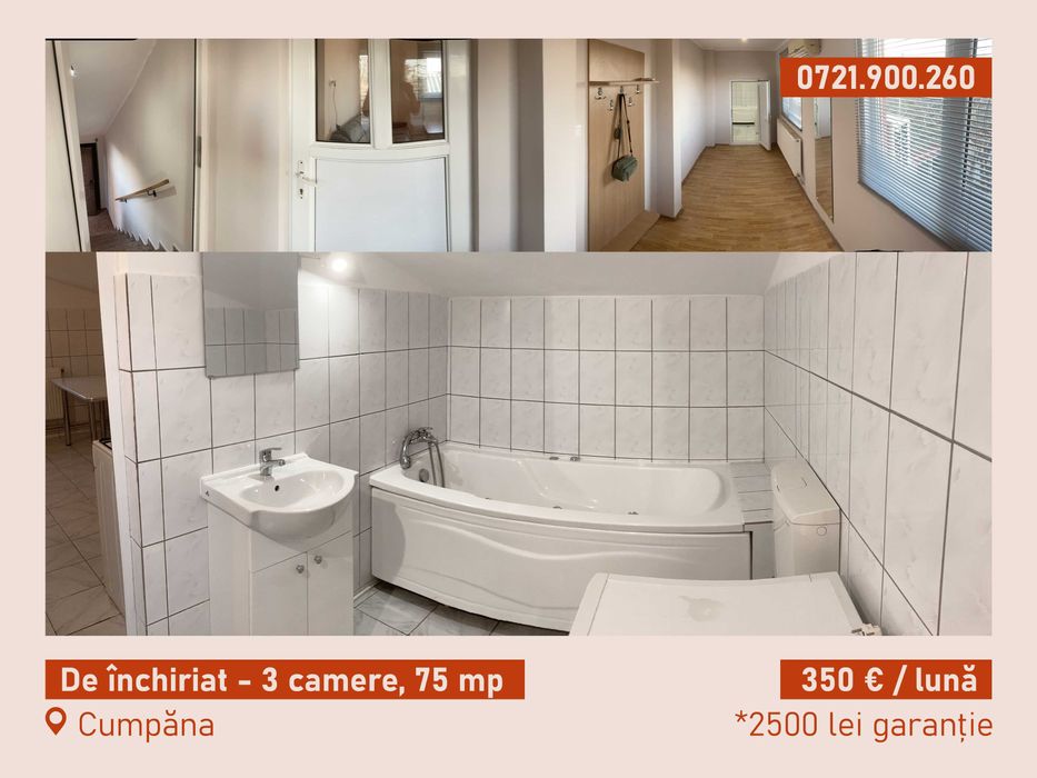 Apartament cu 3 camere, balcon și terasă – Intrare separată, Etaj 1