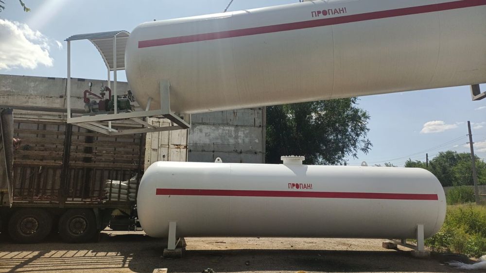 Агзс моноблок 25 куб , бочка газовая