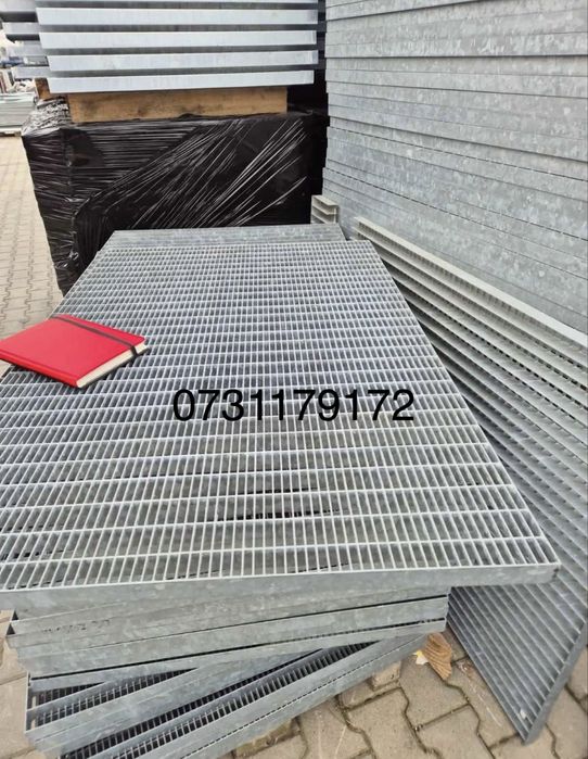 Trepte grilaje rigolă