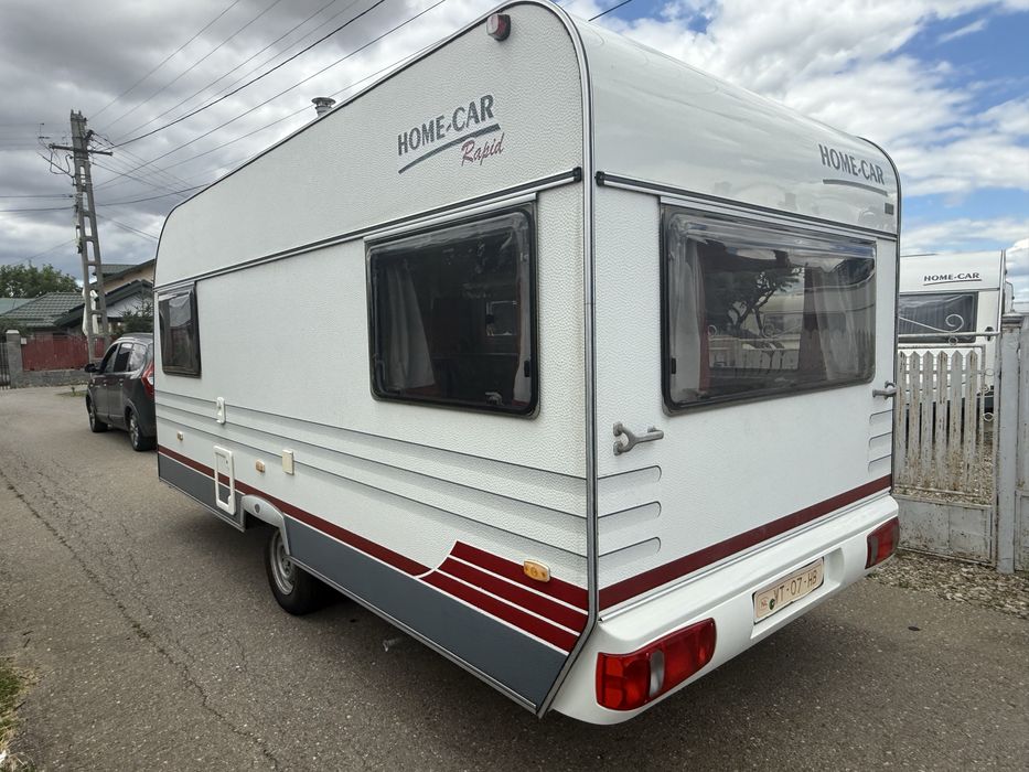Rulota Home-Car 44,an1998,4 pers,baie,wc fix ,cadita dus Negoiesti • OLX.ro